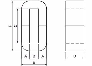 Metglas AMCC C ОТРЕЗАЛО аморфическое ядр для высокочастотного и аудио трансформатора